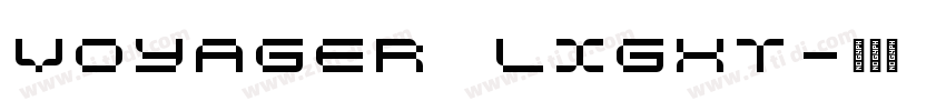 Voyager Light字体转换 Voyager Light字体转换